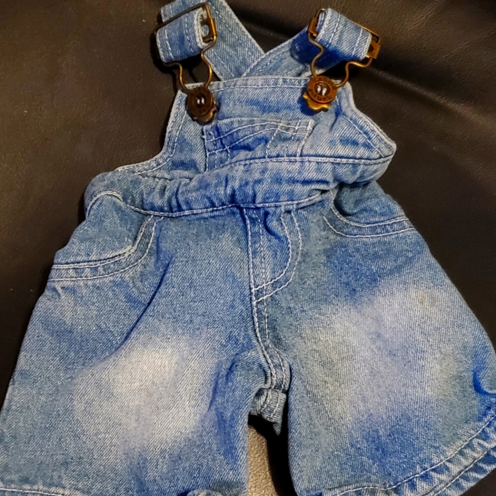 Denim overall Build a bear